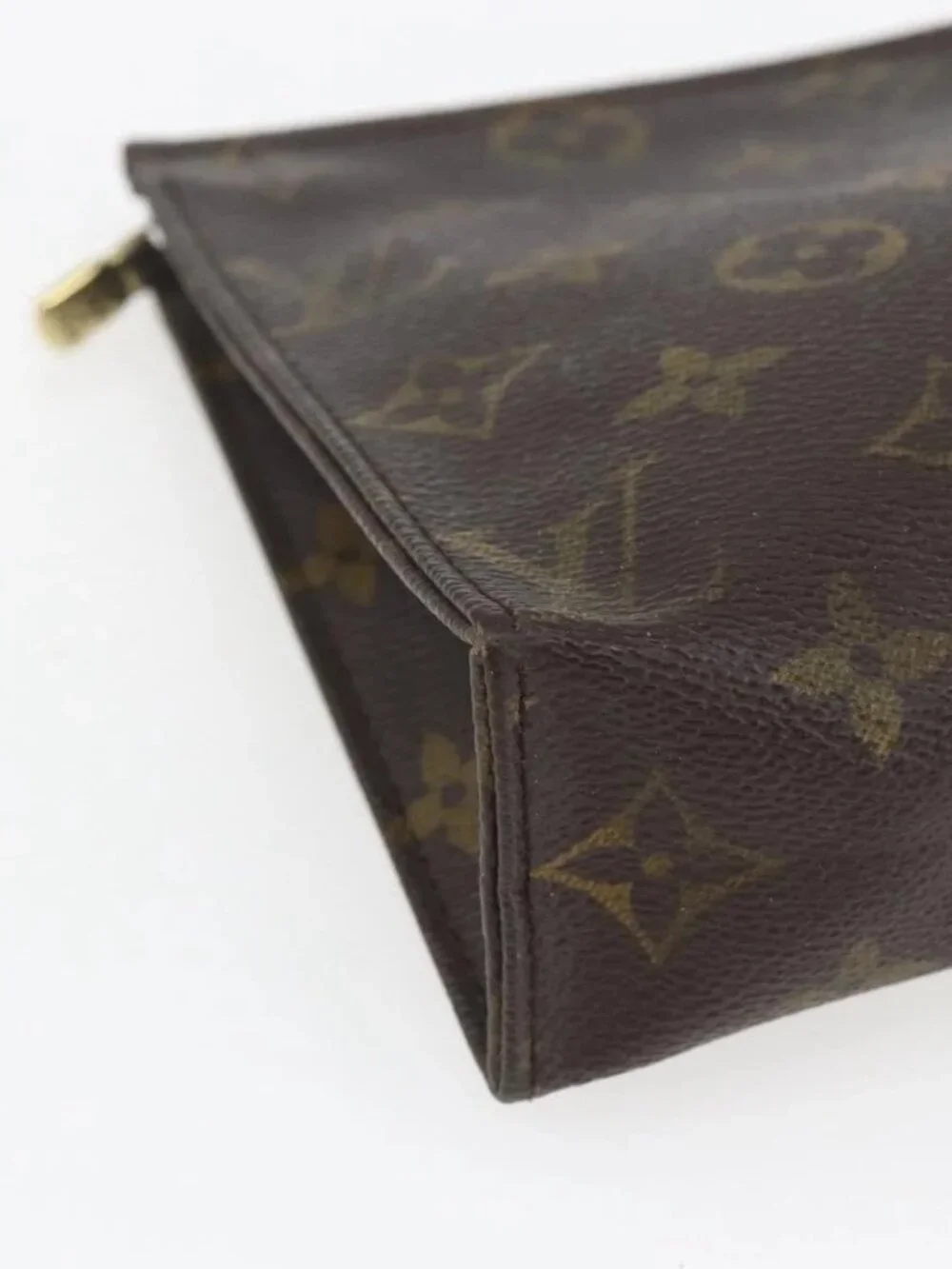 LOUIS VUITTON Monogram Poche Toilette 19 Pouch M47544 LV Auth ki6390